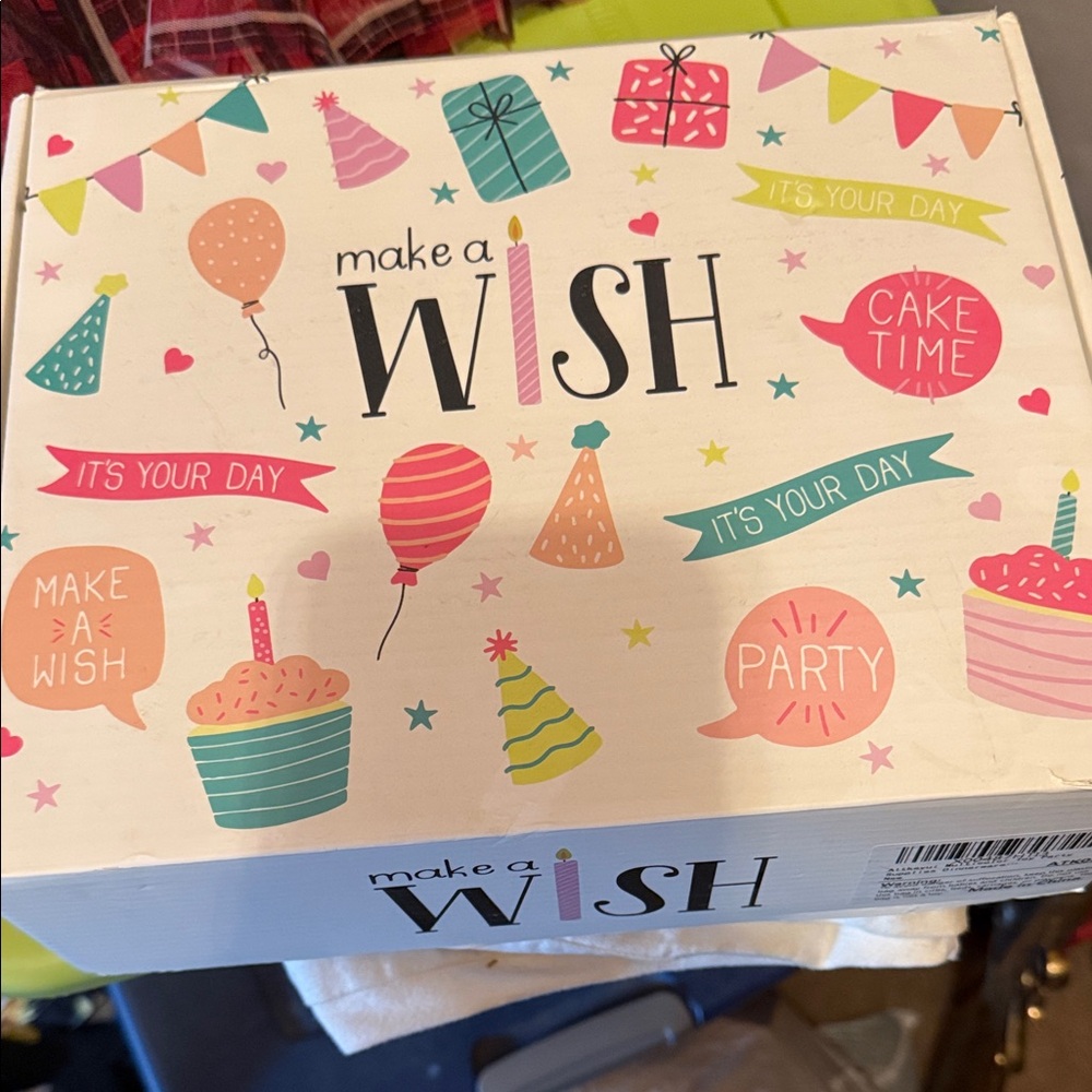Make A Wish Party Favor Box - Pastel Multi-Color